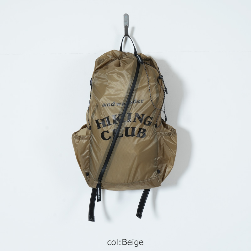 and wander(����ɥ�����) hiking club sil daypack
