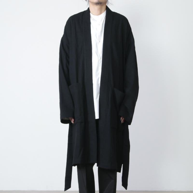 ANEI (アーネイ) SIDE SLIT HAORI COAT W/C / サイドスリット ハオリコート