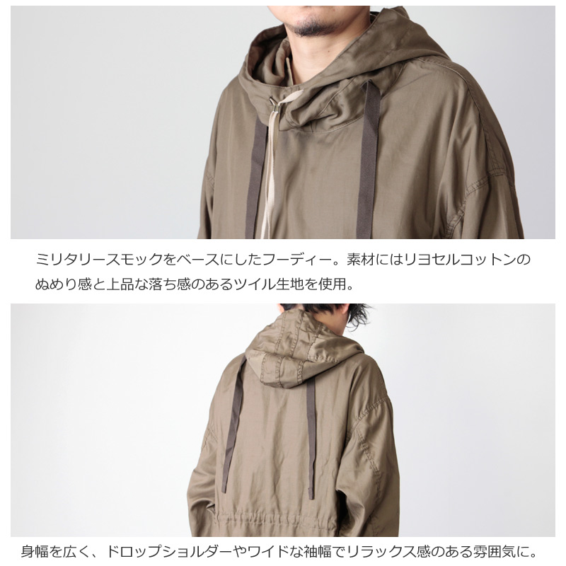 ANEI hoodie ＋:CASE shirt jacket