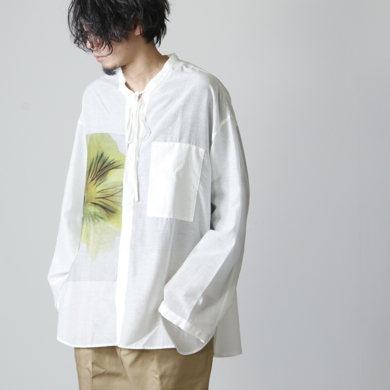 ANEI (アーネイ) OPEN NECK TUNIC FLO / オープンネックチュニック