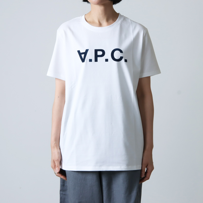 新品 APC アーペーセー VPC ロゴ Tシャツ L レディース ベビーピンク 