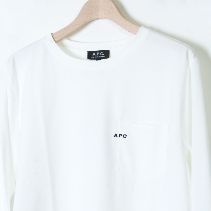 A.P.C. (アーペーセー) POCKETemb LONG SLEEVE T / ポケットロング