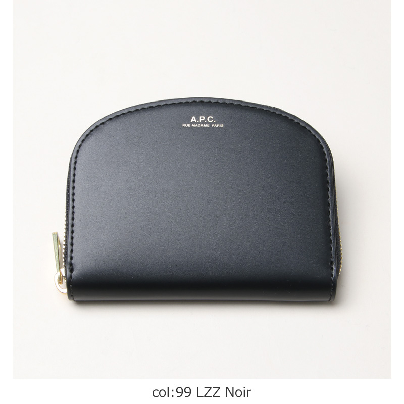 A.P.C. (アーペーセー) COMPACT DEMI-LUNE Noir / コンパクトウォレット