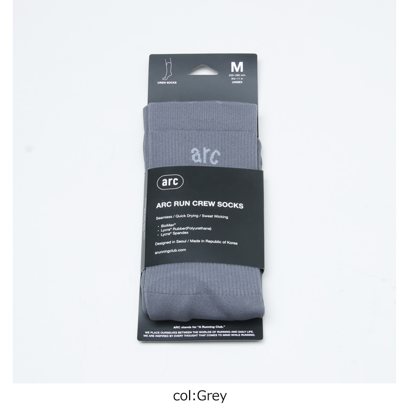 ARC(���������륷��) Run Crew Socks