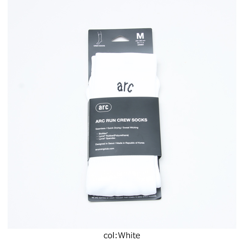 ARC(���������륷��) Run Crew Socks