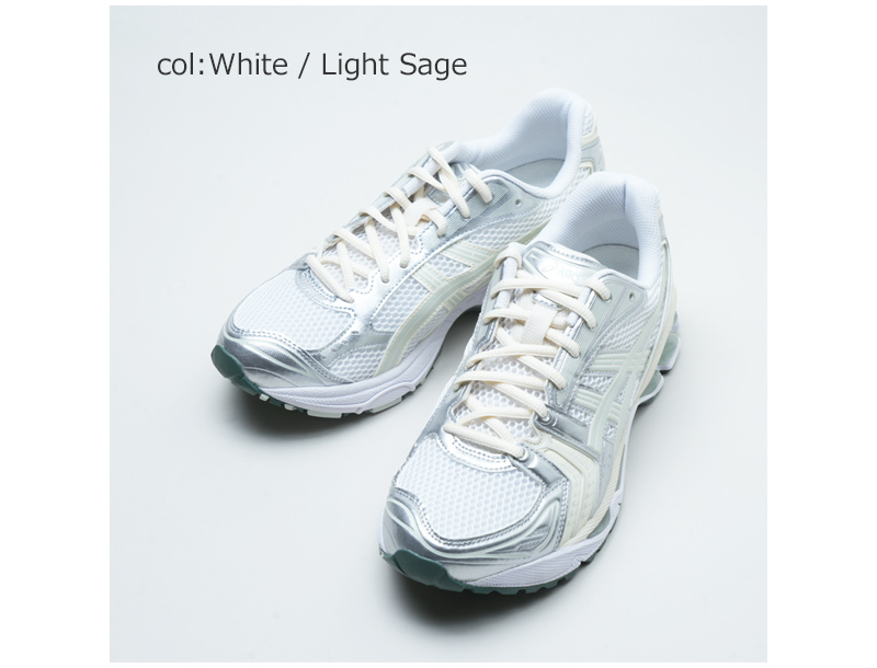 ASICS (アシックス) GEL-KAYANO 14 / WHITE/GRAPHITE GREY WHITE/LIGHT
