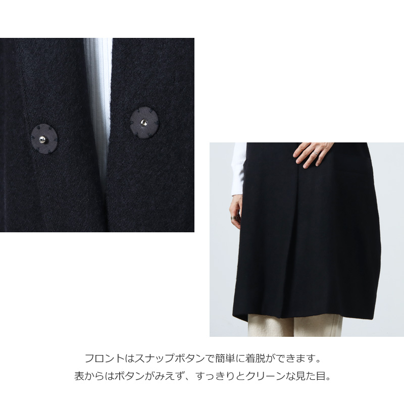 Atelier d'antan(ȥꥨ 󥿥) Turk Wool Short Sleeve Coat