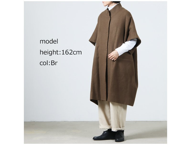 Atelier d'antan(ȥꥨ 󥿥) Turk Wool Short Sleeve Coat