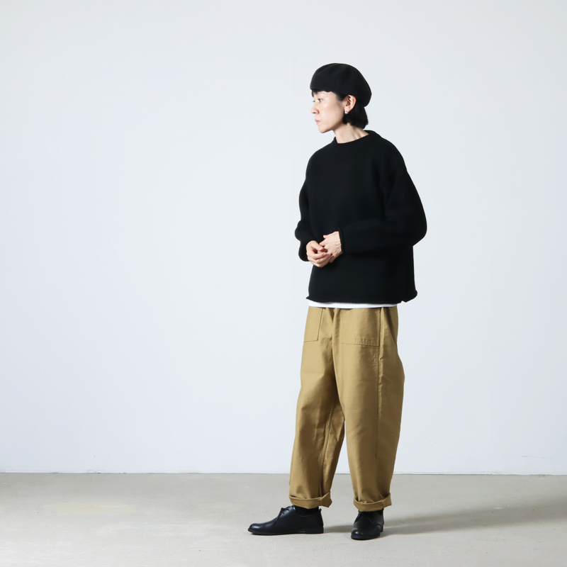 Atelier d'antan(ȥꥨ 󥿥) Rubin Wool Knit Crew