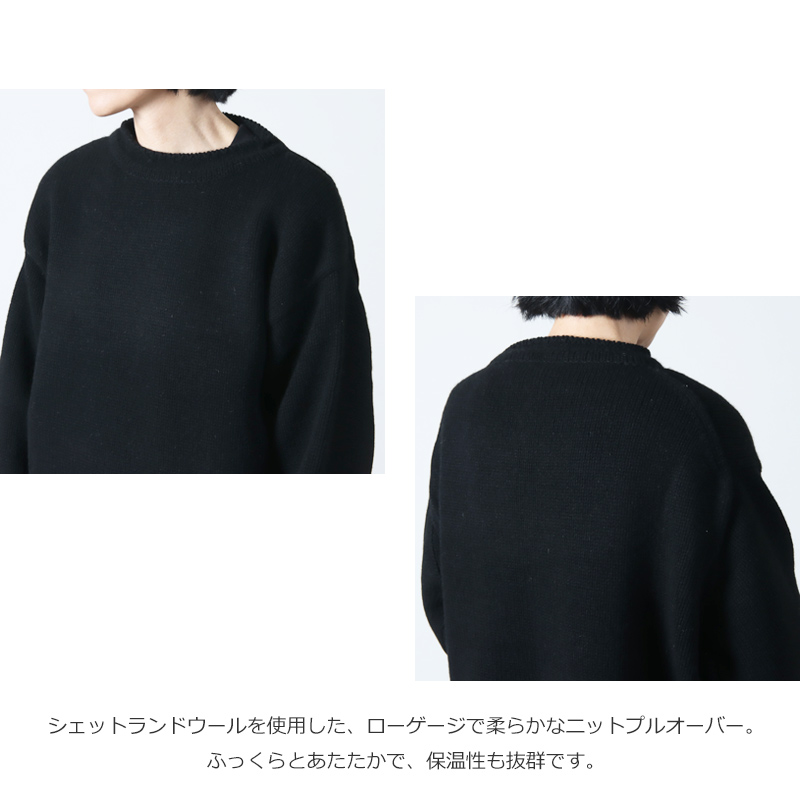 Atelier d'antan(ȥꥨ 󥿥) Rubin Wool Knit Crew