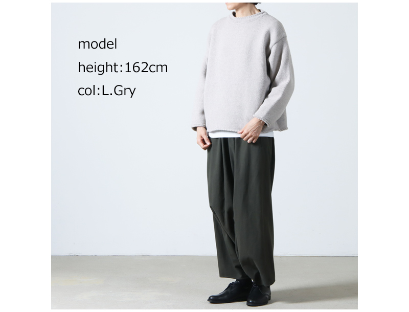 Atelier d'antan(ȥꥨ 󥿥) Rubin Wool Knit Crew