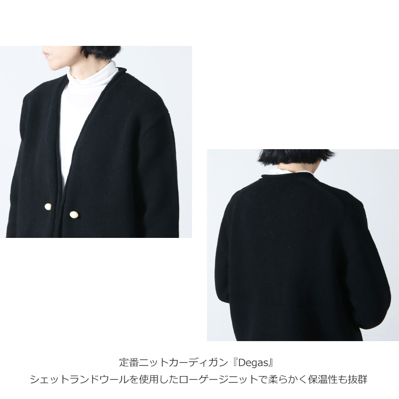 Atelier d'antan(ȥꥨ 󥿥) Degas Wool Knit Cardigan