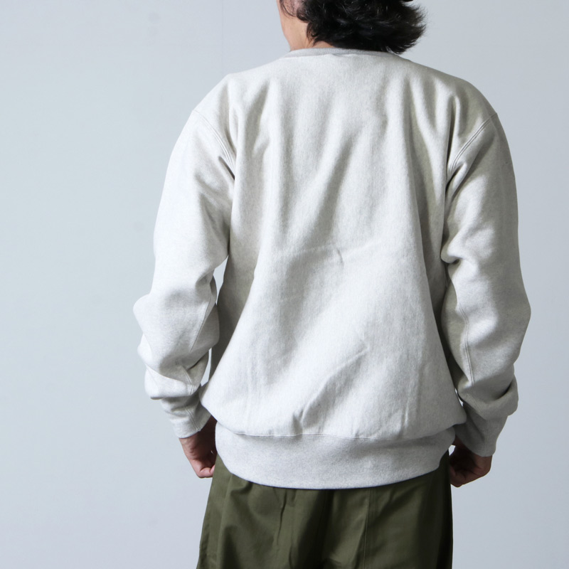 A VONTADE Reverse Crew Sweat OATMEAL M美品