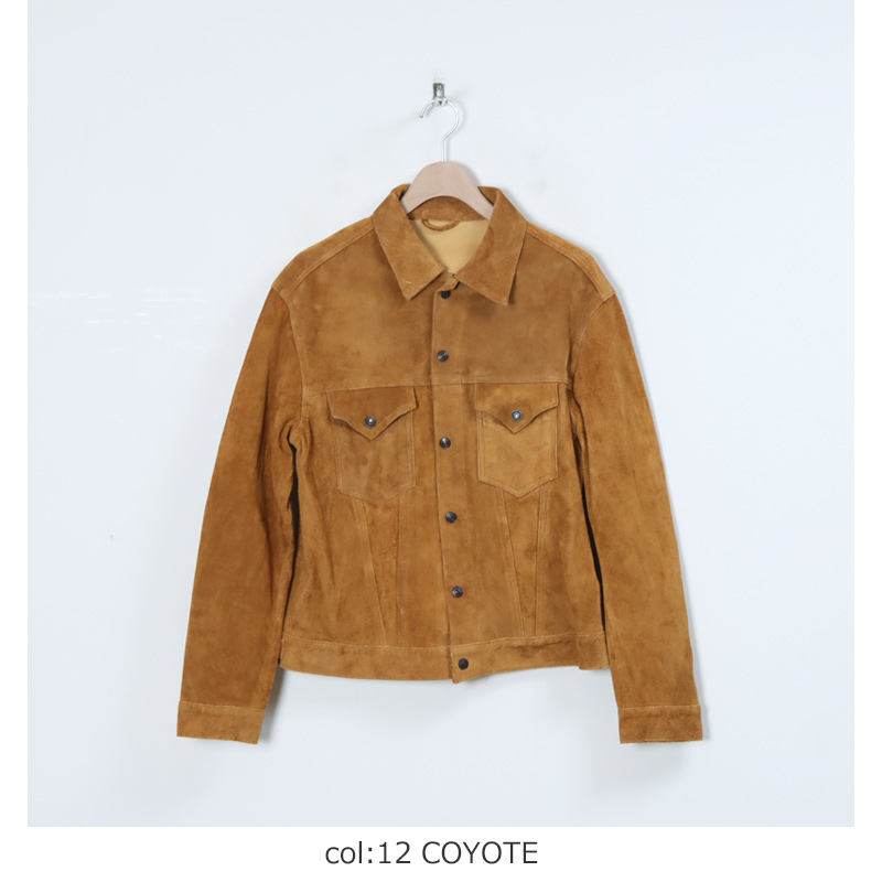 A VONTADE (ア ボンタージ) Wild Suede Trucker Jacket / ワイルド ...