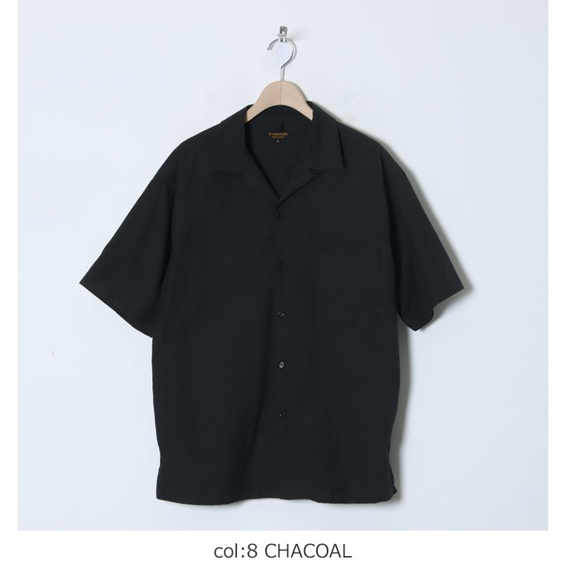 A VONTADE( ܥ󥿡) Open Collar Shirts SS