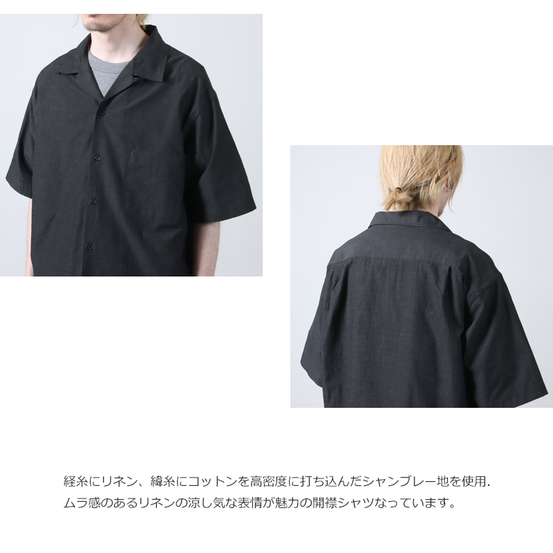A VONTADE( ܥ󥿡) Open Collar Shirts SS