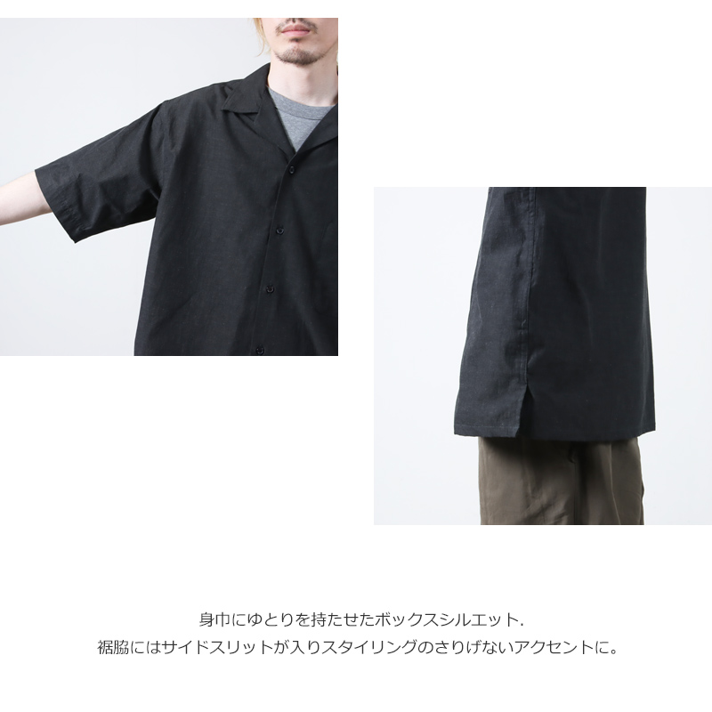 A VONTADE( ܥ󥿡) Open Collar Shirts SS