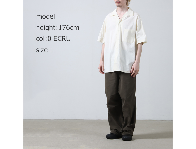 A VONTADE( ܥ󥿡) Open Collar Shirts SS