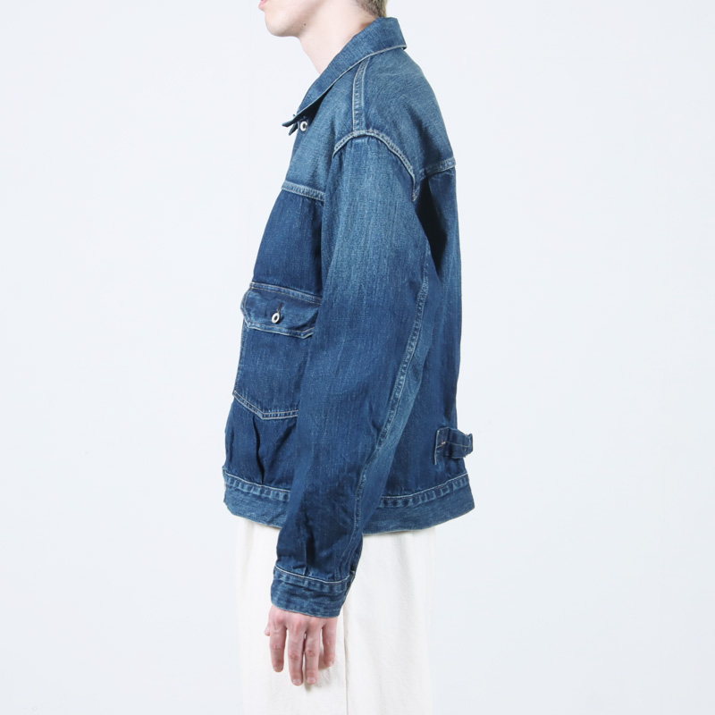 A VONTADE( ܥ󥿡) No.2 Denim Blouse