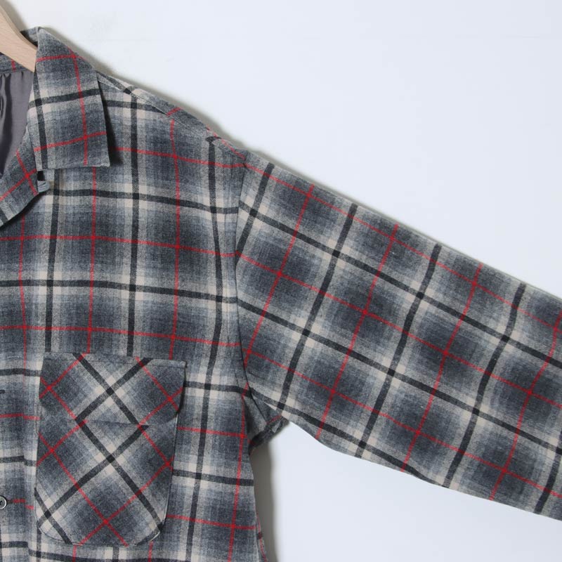 A VONTADE( ܥ󥿡) Wool Plaid Open Shirts