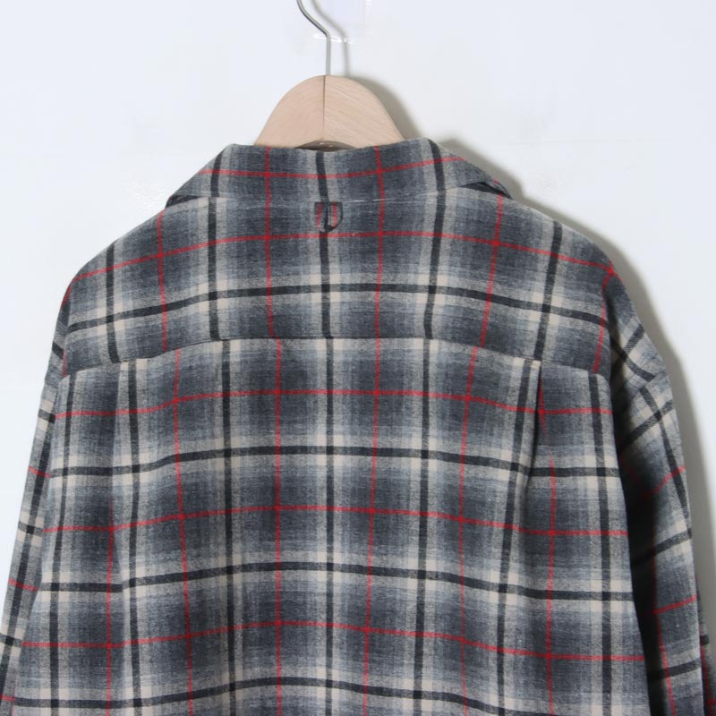A VONTADE( ܥ󥿡) Wool Plaid Open Shirts