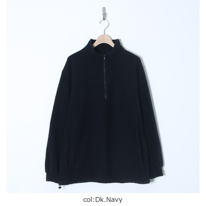 A VONTADE(ア ボンタージ) Wool Pile Half Zip Jacket