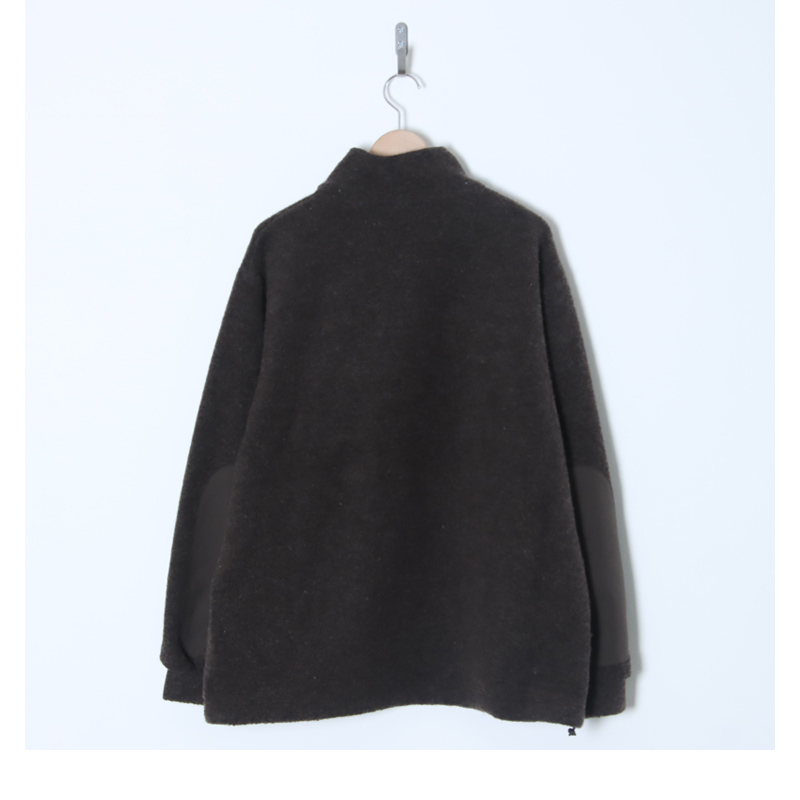 A VONTADE(ア ボンタージ) Wool Pile Half Zip Jacket