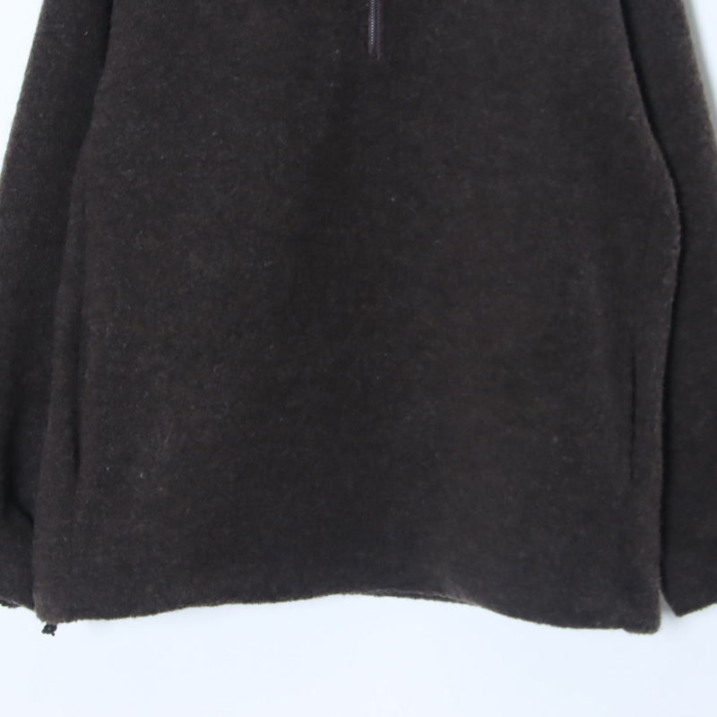 A VONTADE(ア ボンタージ) Wool Pile Half Zip Jacket