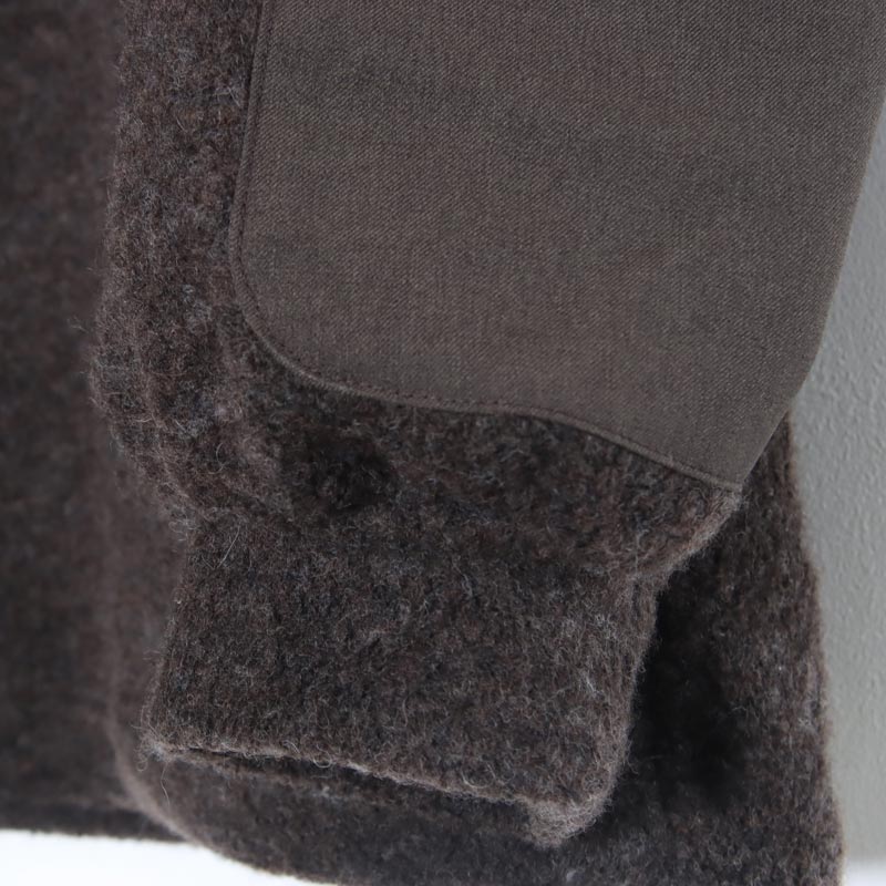 A VONTADE(ア ボンタージ) Wool Pile Half Zip Jacket