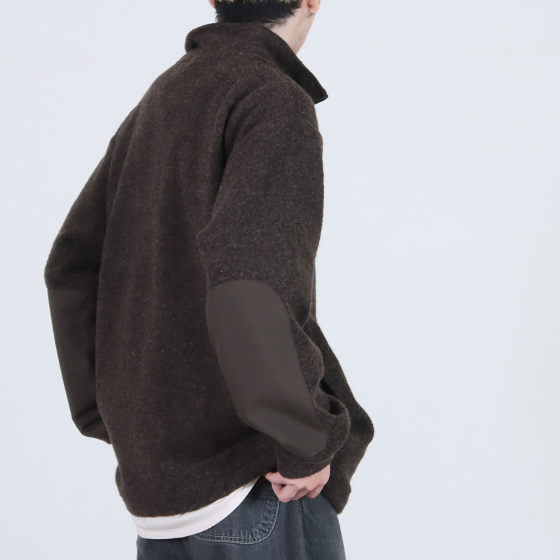A VONTADE(ア ボンタージ) Wool Pile Half Zip Jacket