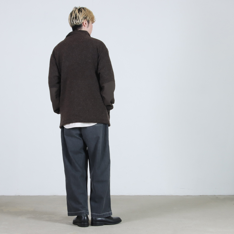 A VONTADE(ア ボンタージ) Wool Pile Half Zip Jacket