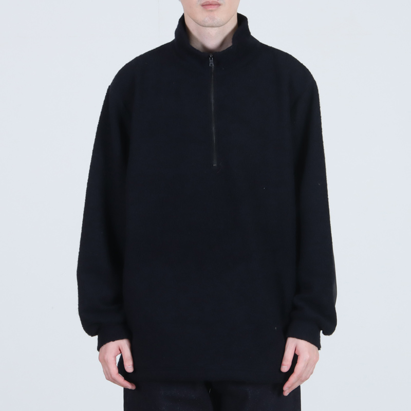 A VONTADE(ア ボンタージ) Wool Pile Half Zip Jacket