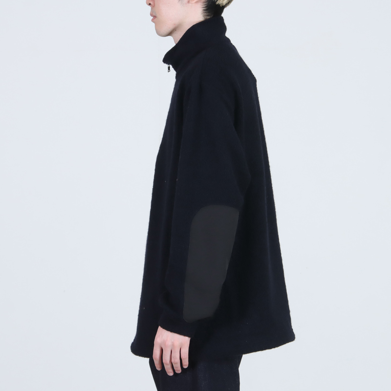 A VONTADE(ア ボンタージ) Wool Pile Half Zip Jacket