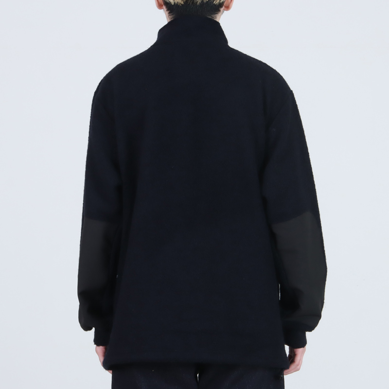 A VONTADE(ア ボンタージ) Wool Pile Half Zip Jacket