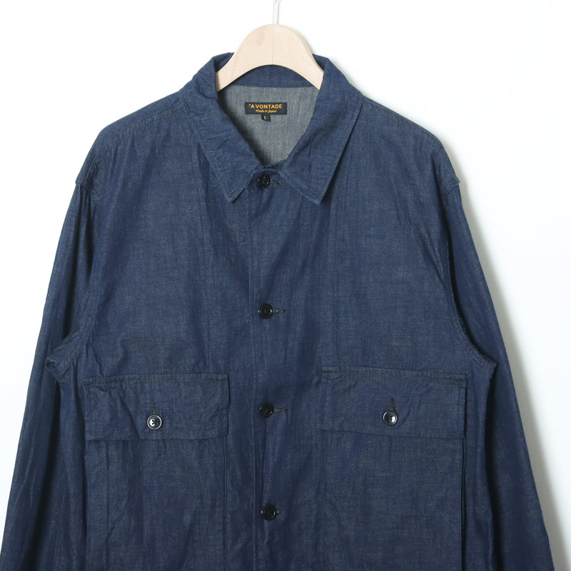 A VONTADE(�� �ܥ󥿡���) Naval Utility Jacket 8oz Denim