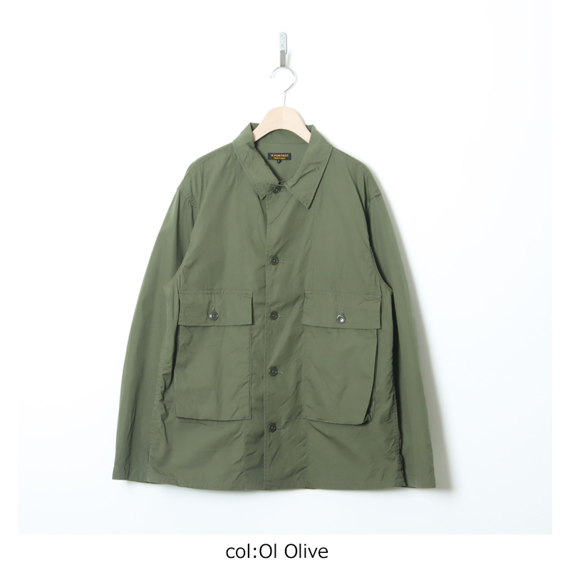 A VONTADE(�� �ܥ󥿡���) Naval Utility Jacket Organic Cotton Poplin