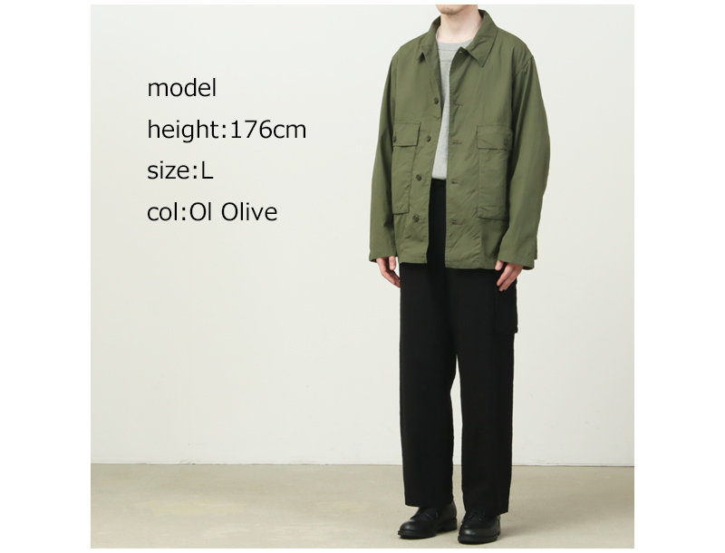 A VONTADE(�� �ܥ󥿡���) Naval Utility Jacket Organic Cotton Poplin