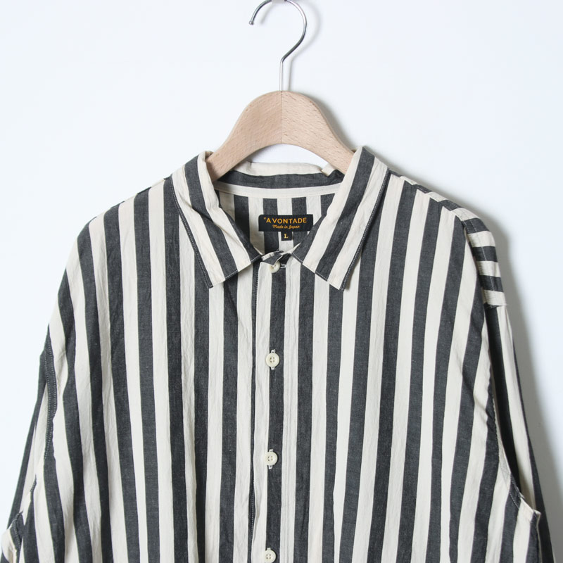 A VONTADE(�� �ܥ󥿡���) Gardener Apron Shirts LS OG Cotton/Linen Hard Twist Weaher