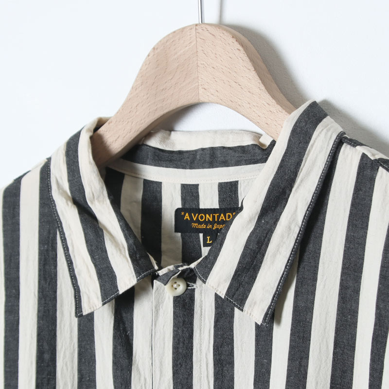 A VONTADE(�� �ܥ󥿡���) Gardener Apron Shirts LS OG Cotton/Linen Hard Twist Weaher