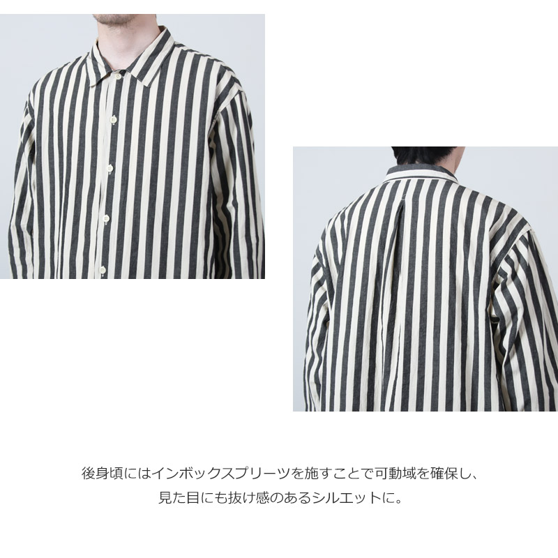 A VONTADE(�� �ܥ󥿡���) Gardener Apron Shirts LS OG Cotton/Linen Hard Twist Weaher