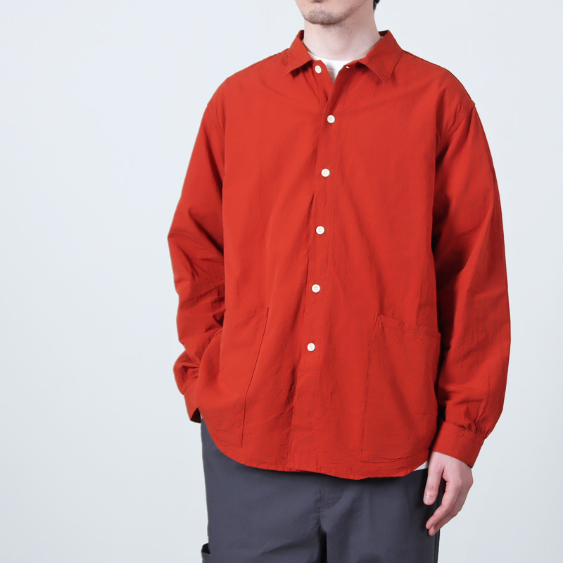 A VONTADE(�� �ܥ󥿡���) Gardener Apron Shirts LS OG Cotton/Linen Hard Twist Weaher