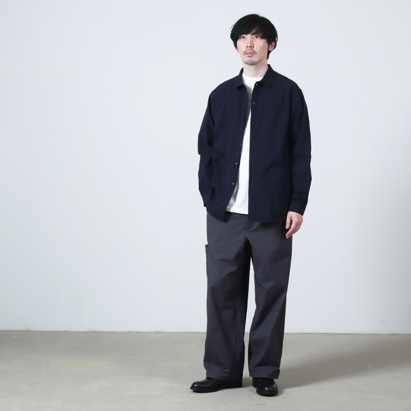 A VONTADE(�� �ܥ󥿡���) Gardener Apron Shirts LS OG Cotton/Linen Hard Twist Weaher