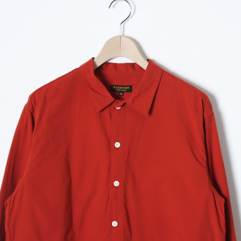 A VONTADE(�� �ܥ󥿡���) Gardener Apron Shirts LS OG Cotton/Linen Hard Twist Weaher