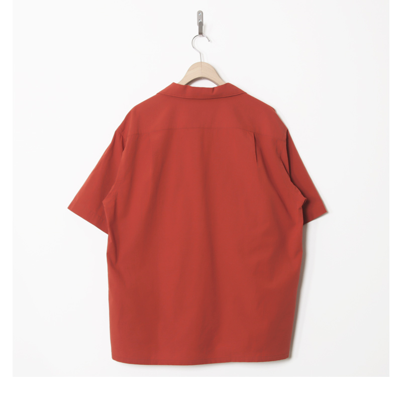 A VONTADE(�� �ܥ󥿡���) Open Collar Shirts SS Cotton/Linen Hard Twist Weaher