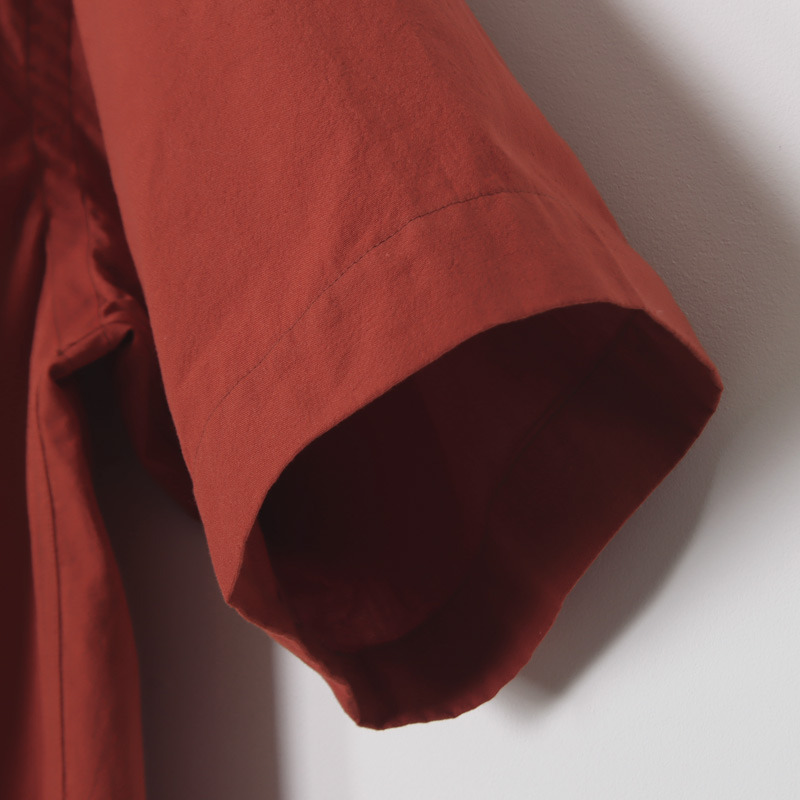 A VONTADE(�� �ܥ󥿡���) Open Collar Shirts SS Cotton/Linen Hard Twist Weaher