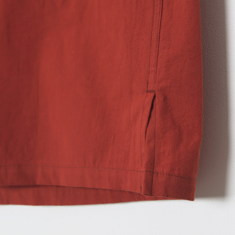 A VONTADE(�� �ܥ󥿡���) Open Collar Shirts SS Cotton/Linen Hard Twist Weaher