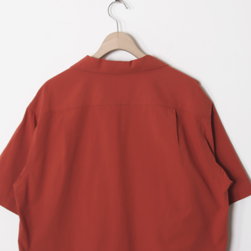 A VONTADE(�� �ܥ󥿡���) Open Collar Shirts SS Cotton/Linen Hard Twist Weaher