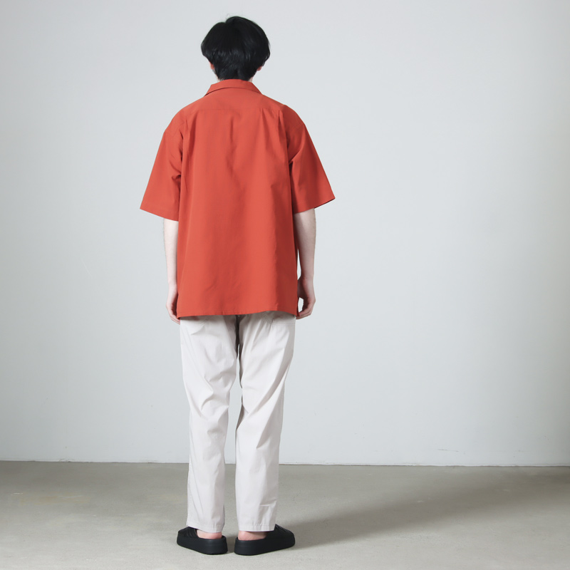 A VONTADE(�� �ܥ󥿡���) Open Collar Shirts SS Cotton/Linen Hard Twist Weaher