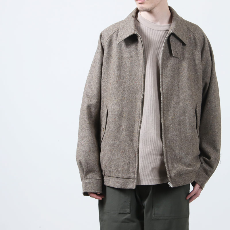 A Vontade グレー ジャケット L A VONTADE (ア ボンタージ) Harrington Jacket / ハリントンジャケット