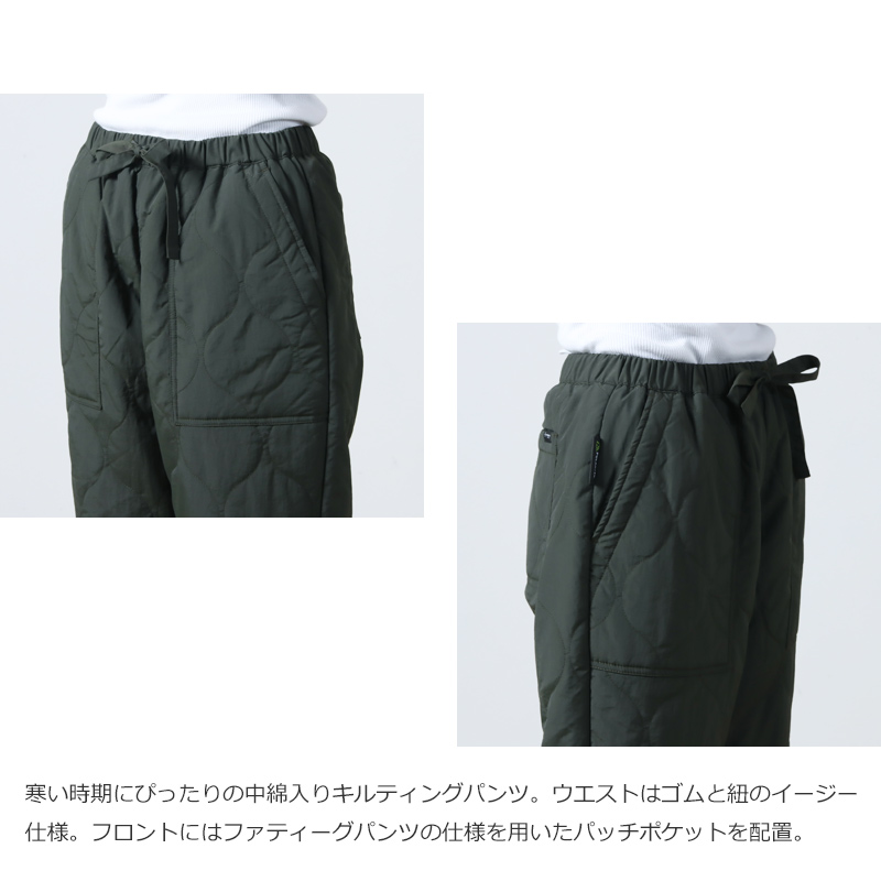 AXESQUIN() QUILTED FATIGUE PANTS 2.0